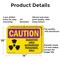 Signmission Radiation & Laser Sign, 10 in H x 14 in W, Aluminum, Rectangle OS-2PACK-CR-A-1014-L-10159 - alternate 7